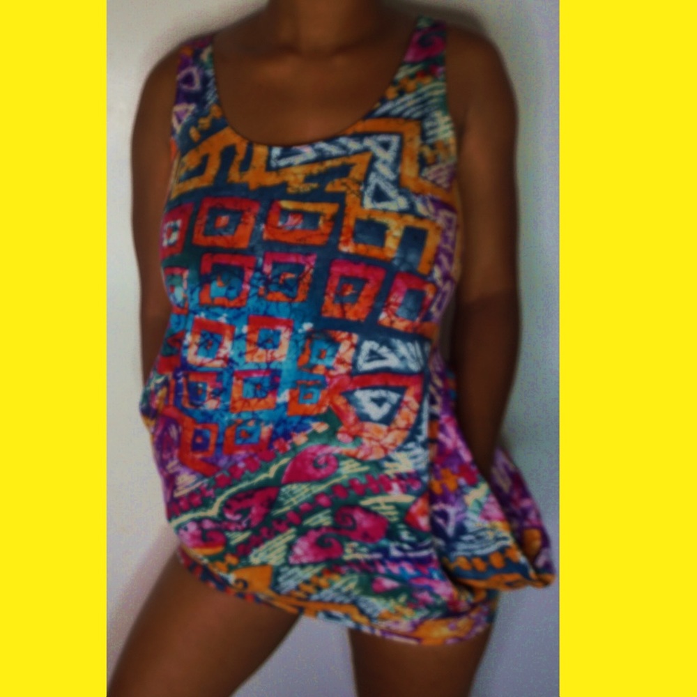 Multi colored summer dress